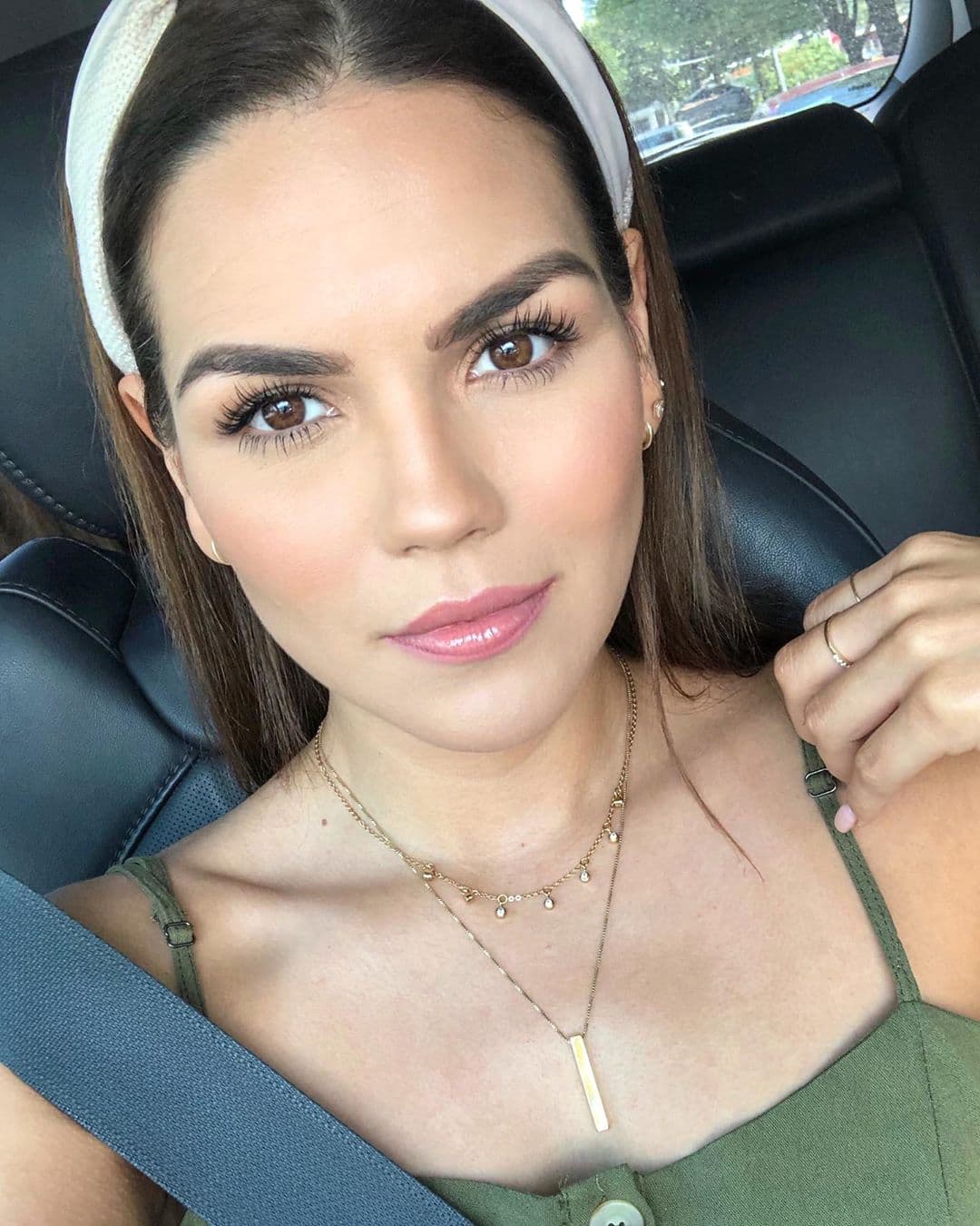 Además de poner el ejemplo, Karina tuvo un fotógrafo 'de lujo' que la ayudó con la sesión de fotos.