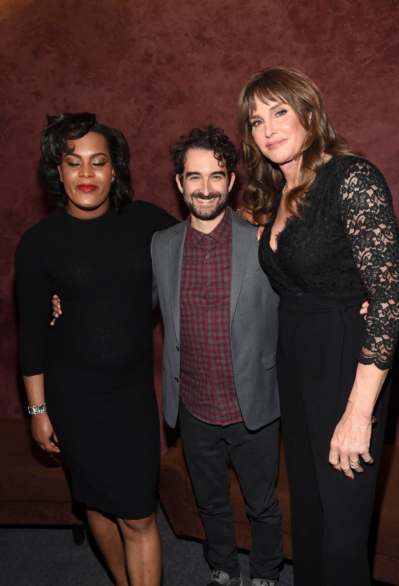 La ex atleta olímpica estaba muy feliz de conducir la gala.