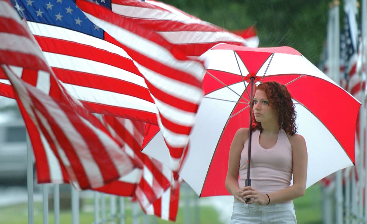 Mapa: ¿Dónde llueve más para el 4 de julio?
