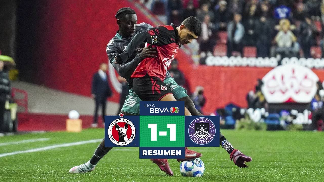 Resumen | Tijuana sigue sin ganar en casa, empata con Mazatlán
