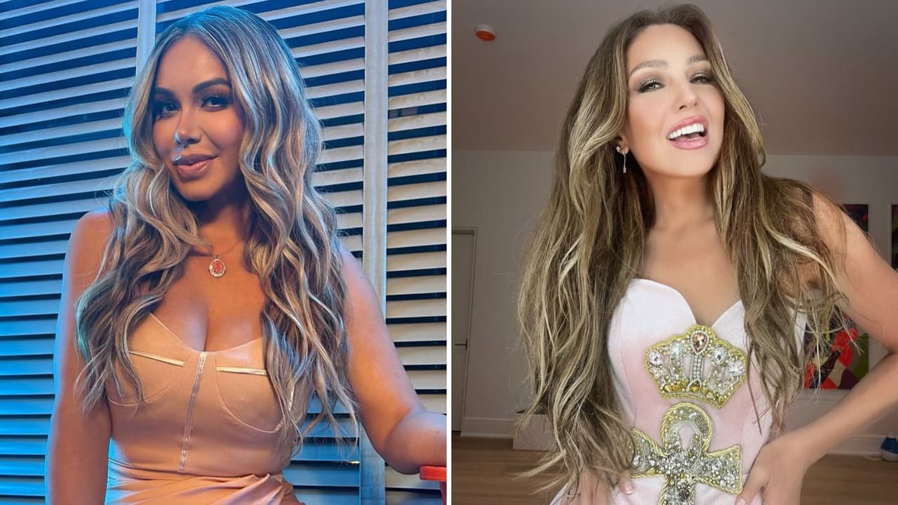 Chiquis dice cómo le hace “competencia” a la cinturita de Thalía