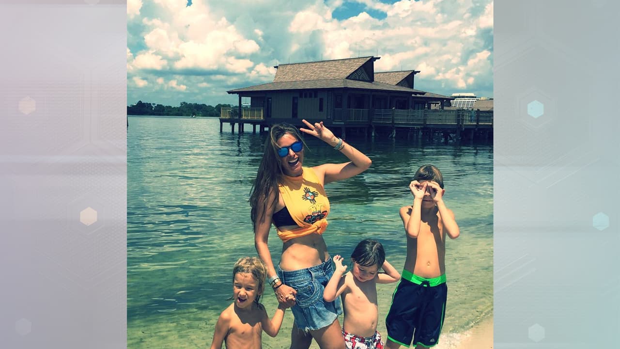 Galilea es feliz si está con su pequeño Mateo y los hijos de Fernando, Claudio y Alexis, que tanto quiere.