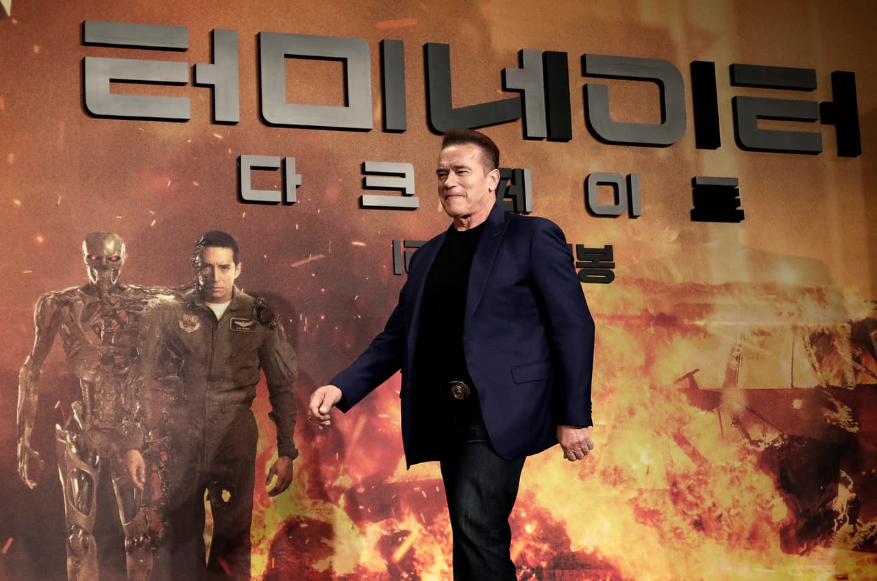 La ultima pelicula de Schwarzenegger fue Terminator: Dark Fate, estrenada en 2019.