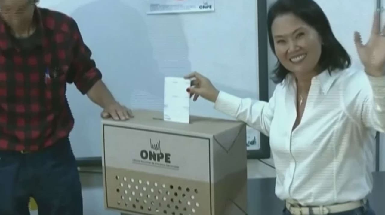 Elecciones Perú | Keiko Fujimori lidera el conteo seguida por Rafael López Aliaga