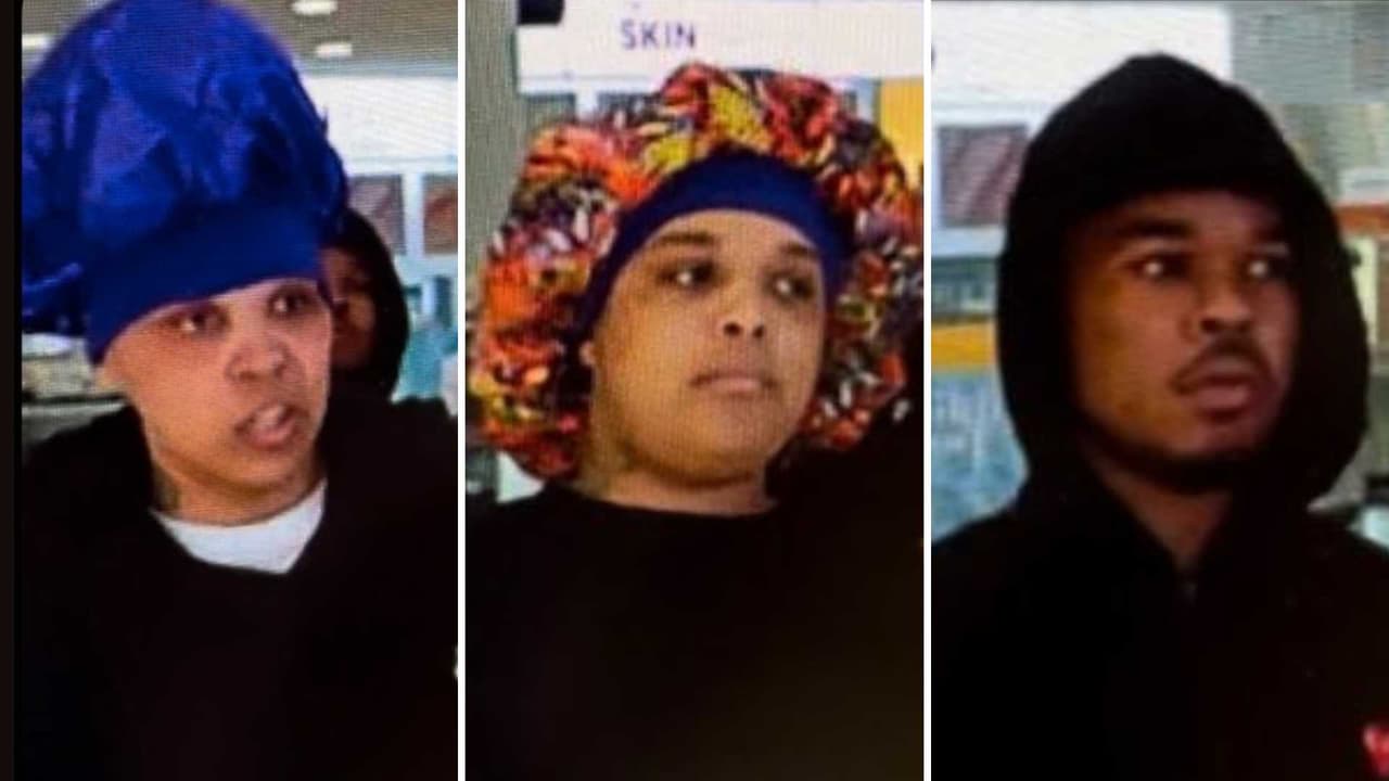 Policía de Colma busca a tres sospechosos de robo de $1,000 en mercancía