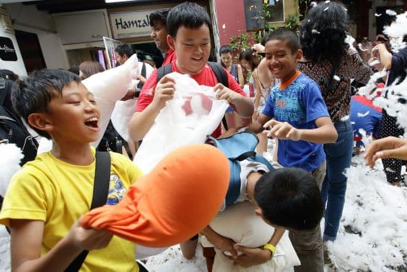 Durante la jornada la euforia de los participantes estaba al cien.