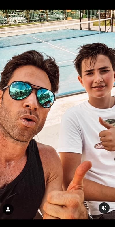 El actor de 47 años publicó en su cuenta de Instagram un video que muestra varias fotografías en las que aparece su primogénito, así como un emotivo mensaje.
<br>