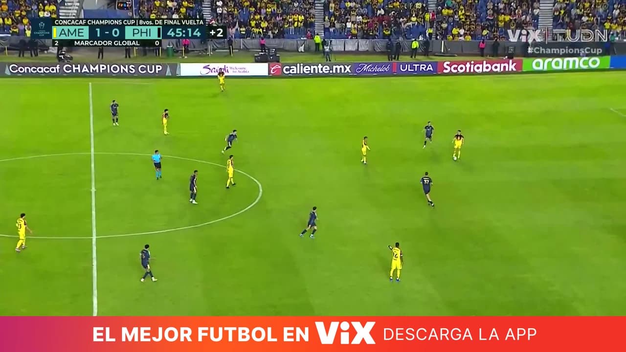 ¡Tremendo lo de Cota! El arquero de las Águilas tiene una salida limpia y le pone calma a las cosas