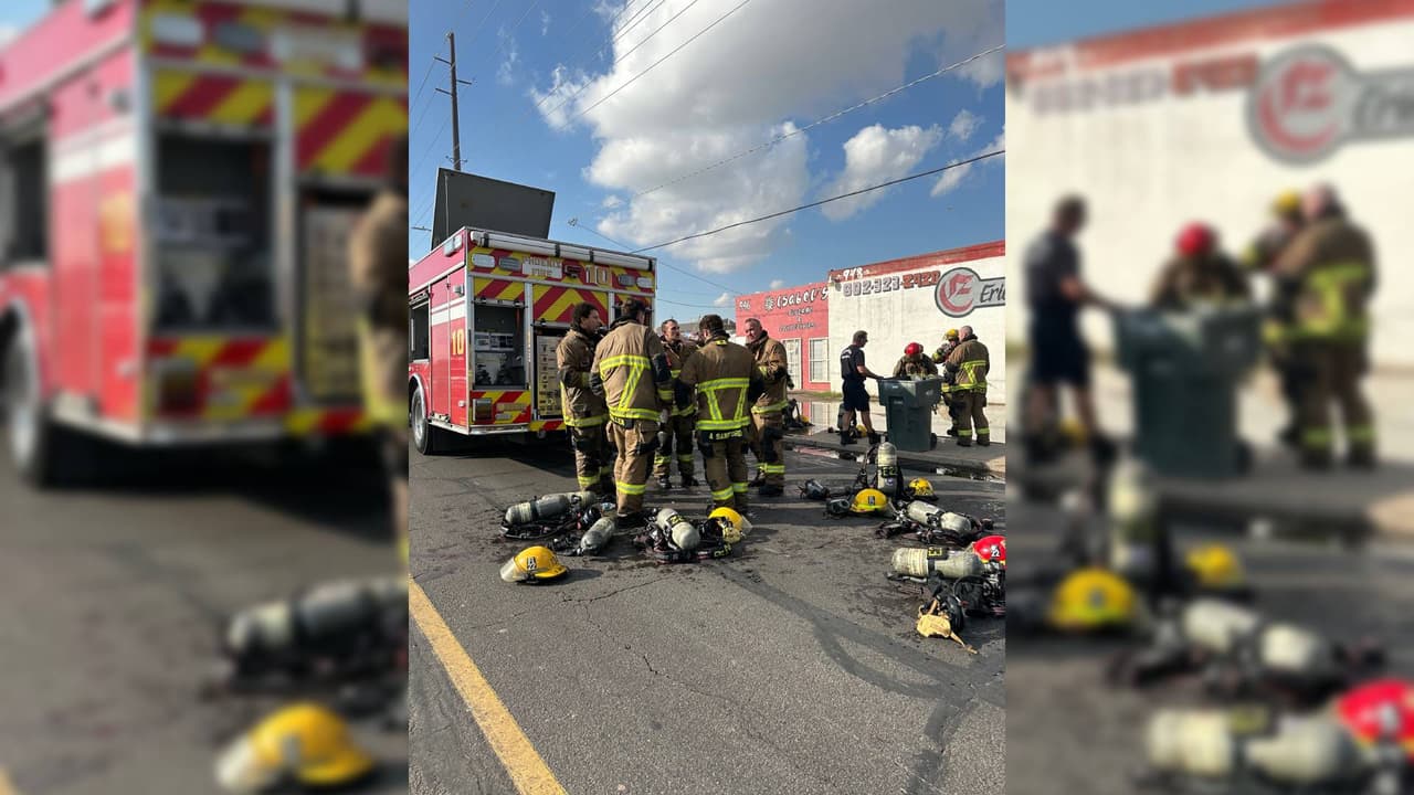 Según autoridades, en el sitio ardieron más de 1,000 neumáticos, por lo que se colocaron múltiples líneas de suministro y los bomberos atacaron las llamas desde las alturas.
