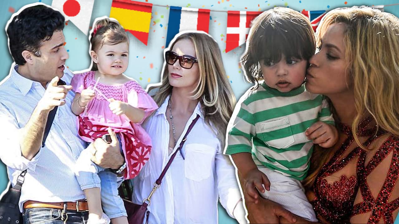 Algunos famosos son muy exigentes con la educación de sus hijos y desde muy pequeños los están preparando para hablar un segundo y en algunas casos hasta tres, cuatro o siete diferentes idiomas.