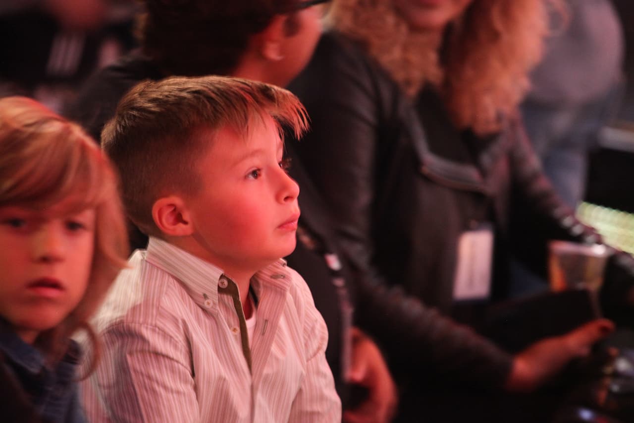 Mateo Reina Montijo y su madre, Galilea Montijo, tuvieron un breve encuentro con los medios de comunicación.