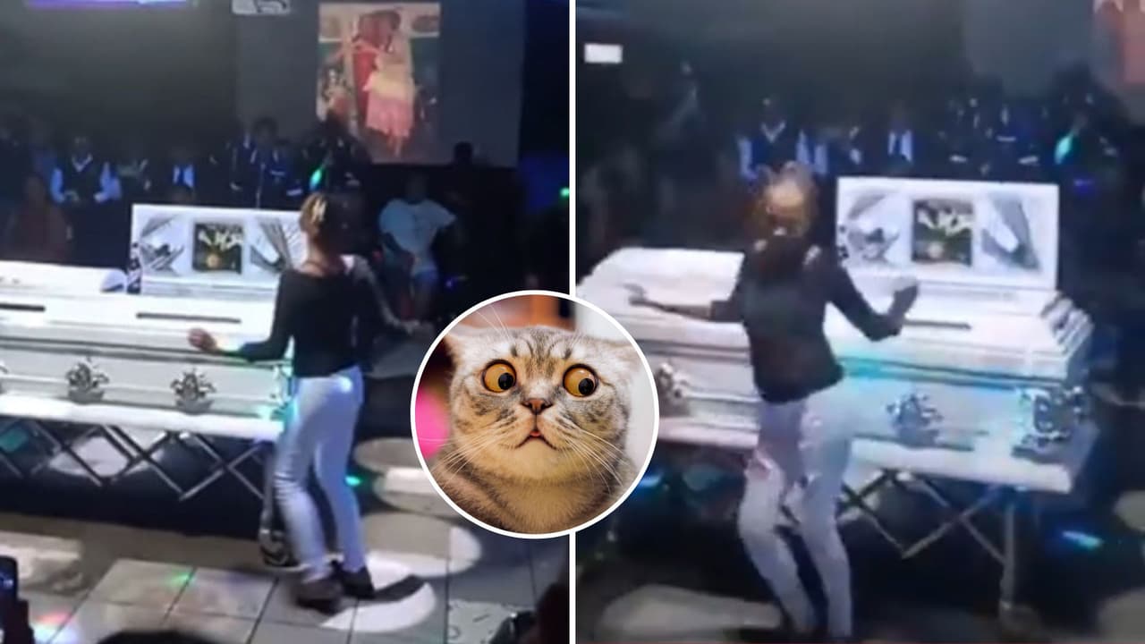 Familiares le hacen velorio en antro: video de mujer bailando frente al ataúd se hace viral