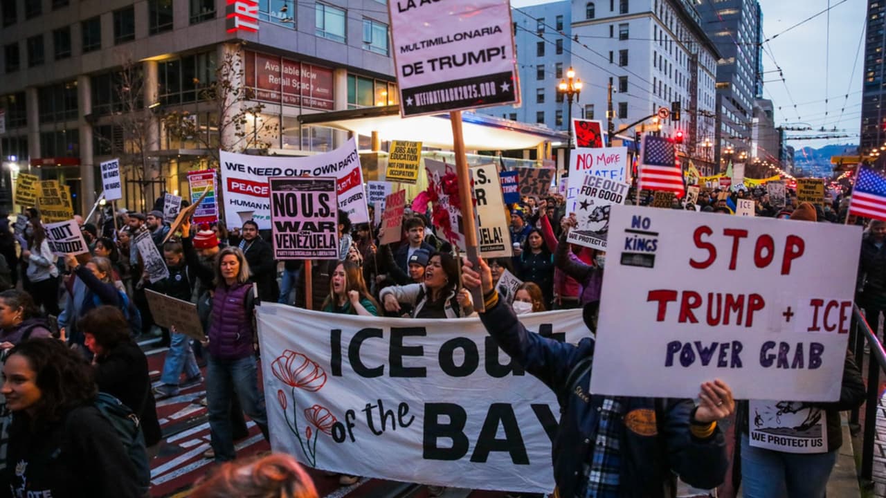 Manifestación denominada ‘Free America Walkout’ se extiende por todo el país