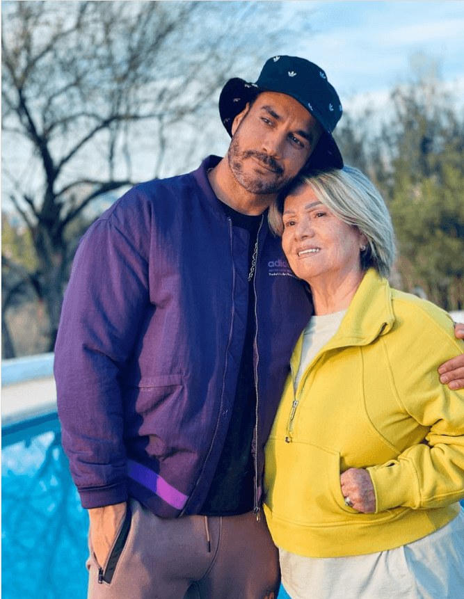 David Zepeda y su mamá