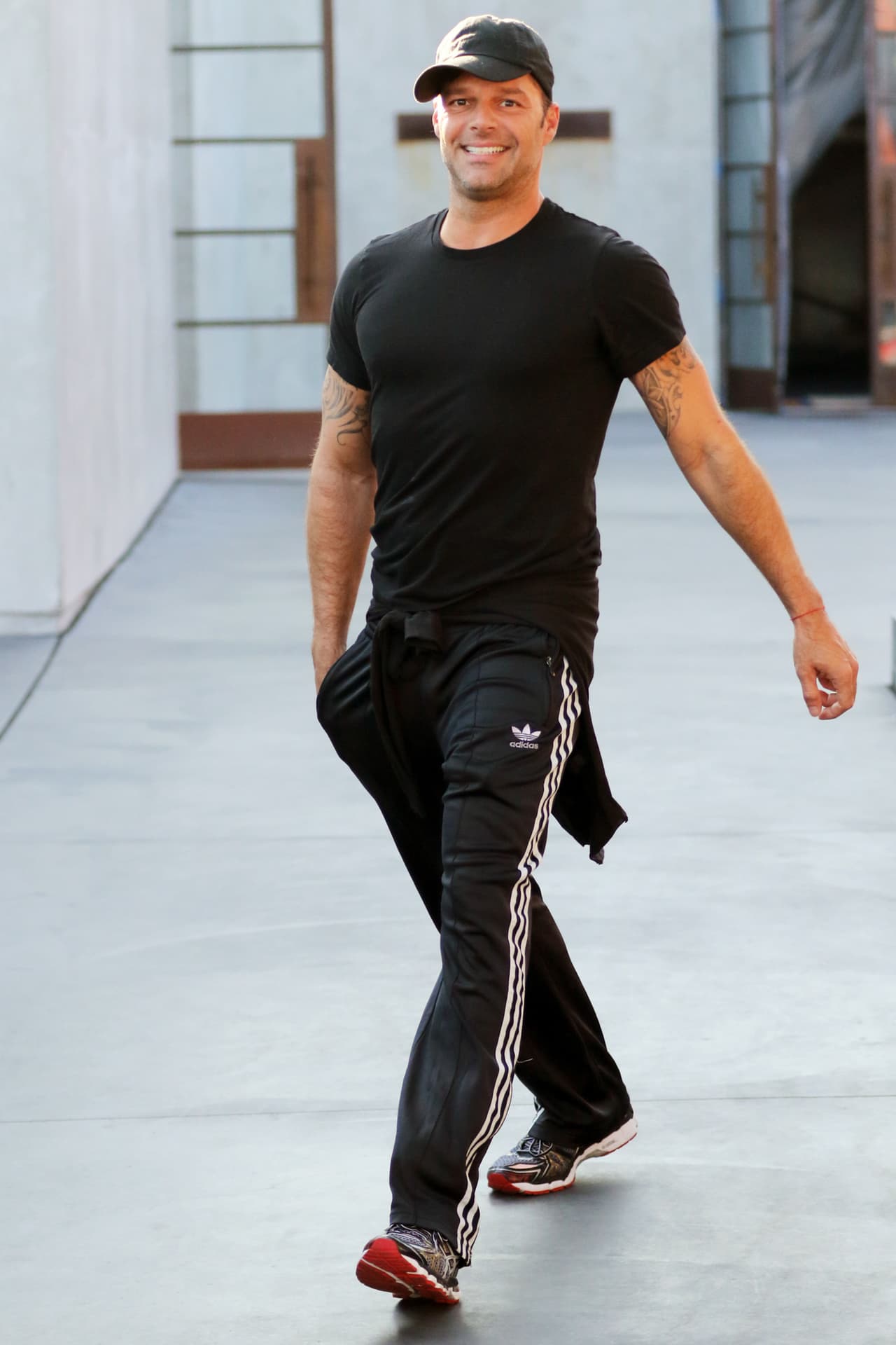 Le regaló su mejor sonrisa a los fotógrafos.