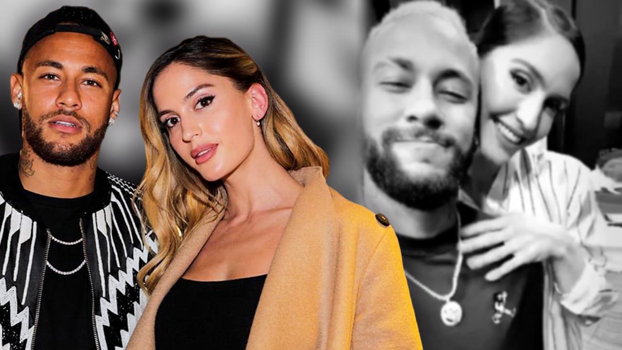 Con un beso al aire y un "I love you" Neymar y exnovia de Maluma confirman que son compañeros