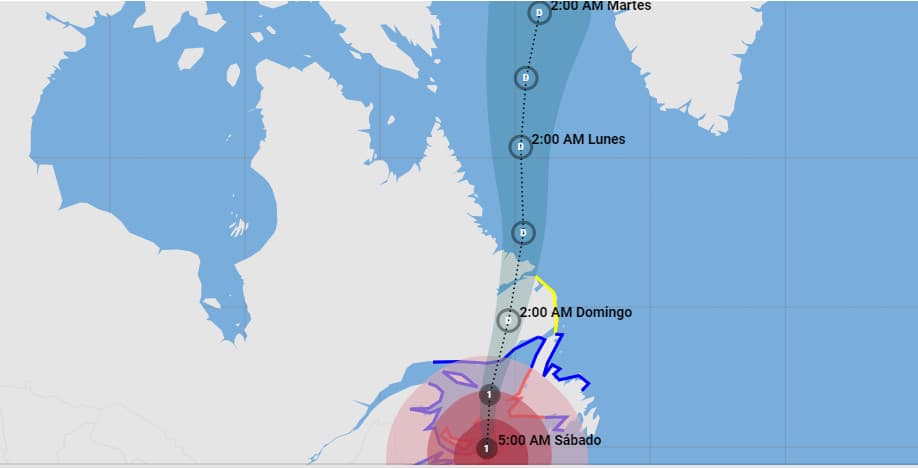 Fiona tocó tierra en Canadá con fuertes vientos y lluvias; hay medio millón de hogares sin corriente