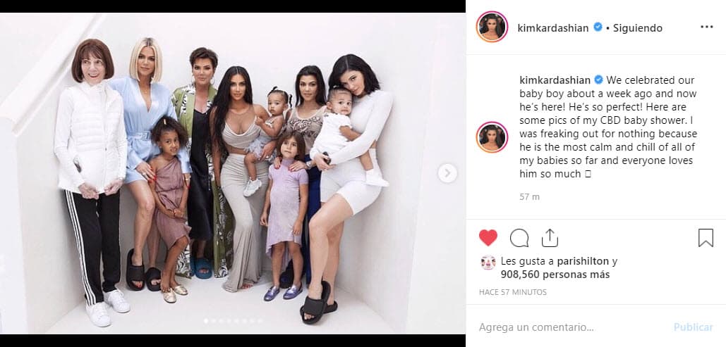 Un día después en su cuenta de Instagram, la empresaria compartió algunas fotografías de su baby shower, el cual celebró la semana pasada, reveló en el mensaje.