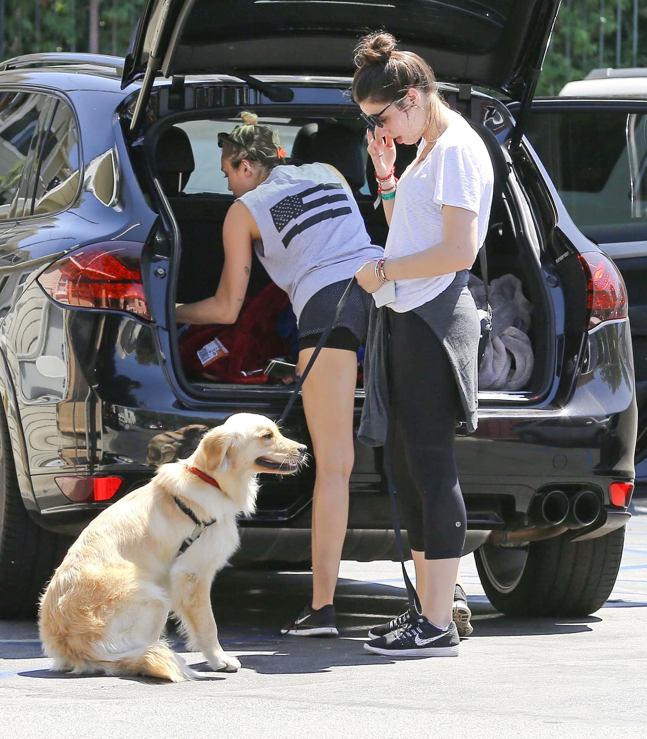 Mary Jane es sólo una de media docena de canes que Miley tiene.