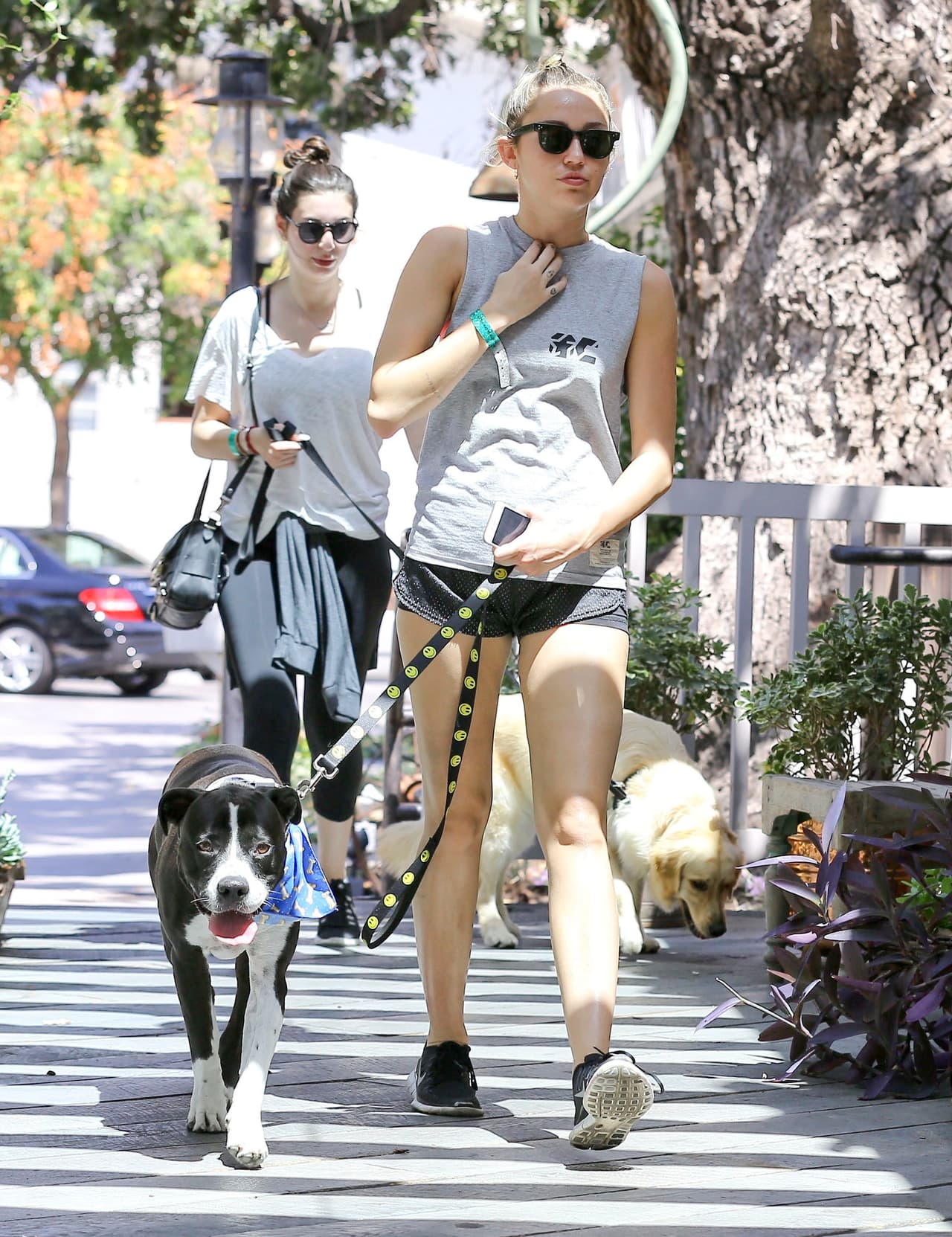 Algunos amigos de Miley también los acompañaron.