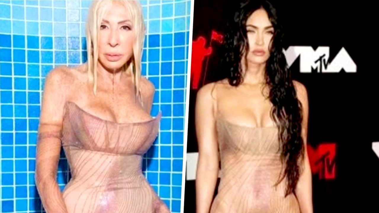 Polémica por supuesta foto de Laura Bozo luciendo un vestido transparente que vimos en Megan Fox