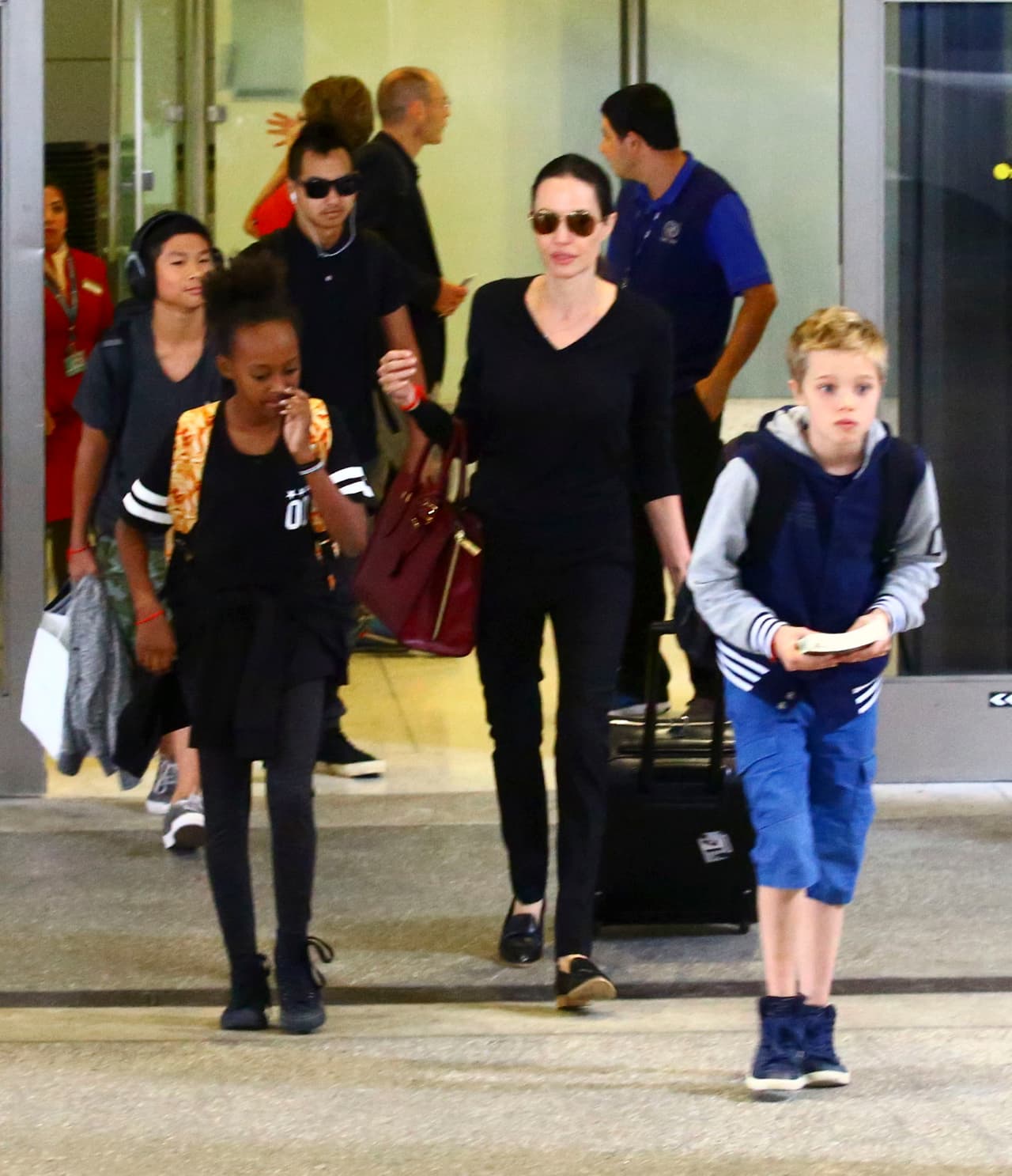 Zahara y Shiloh tienen una linda relación.