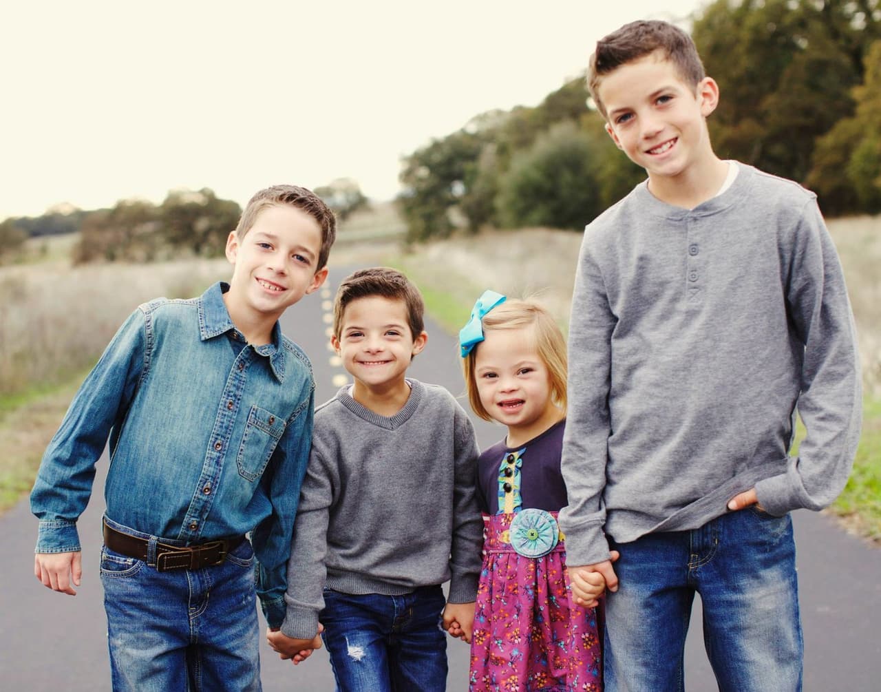 Jennifer y Héctor ya tenían tres hijos cuando adoptaron a Sofía.