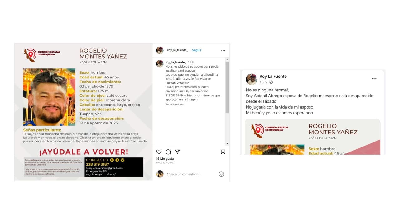 Esposa de Rogelio Montes se habría pronunciado en redes sociales.