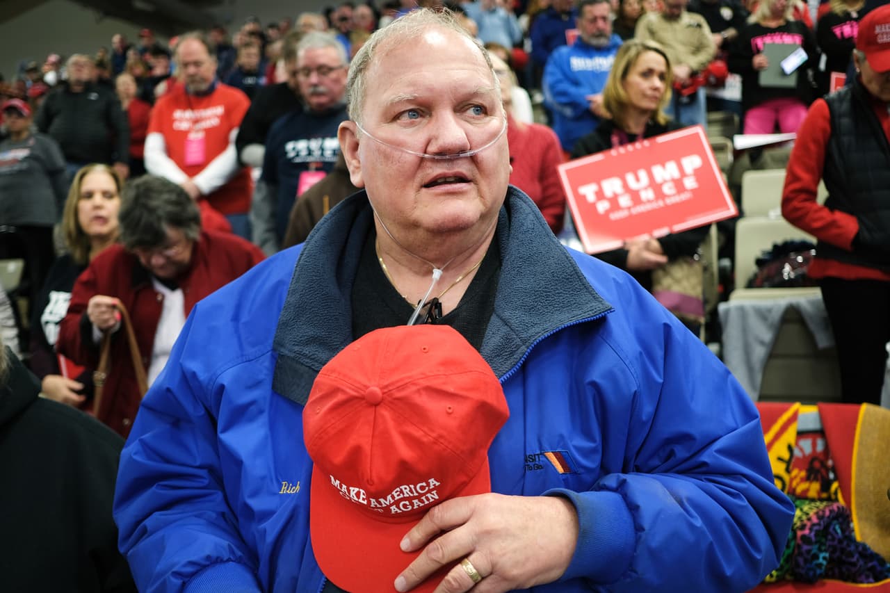 Trump estuvo en el sur de Nueva Jersey para mostrar su apoyo al congresista demócrata y republicano Jeff Van Drew.