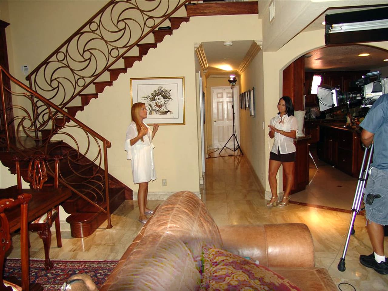 Este fue uno de los sets principales del melodrama.