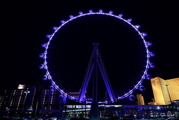 La High Roller supera al Flyer de Singapur, que mide 165 metros (541 pies), y al Eye de Londres, con sus 135 metros (443 pies).