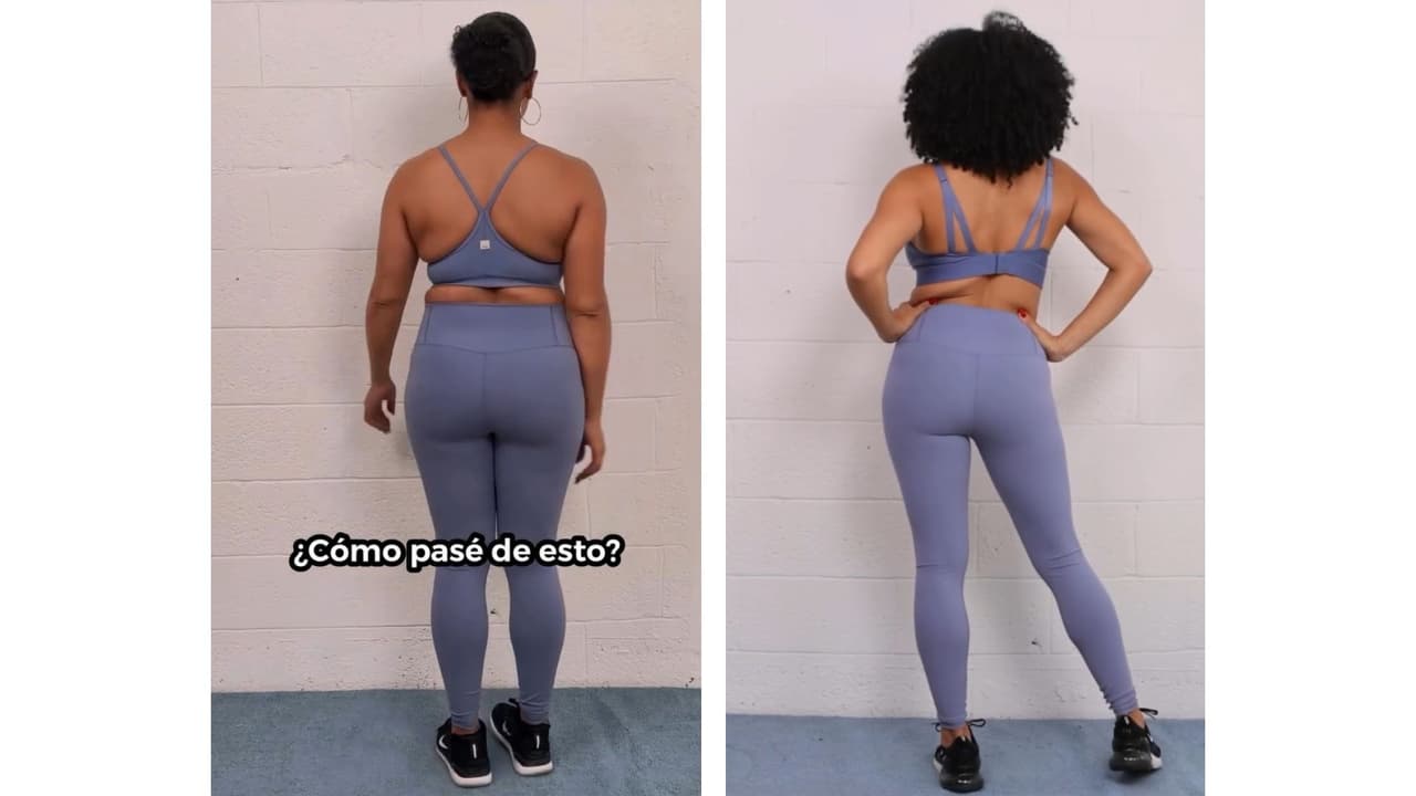 Francisca mostró cómo luce su figura actualmente.