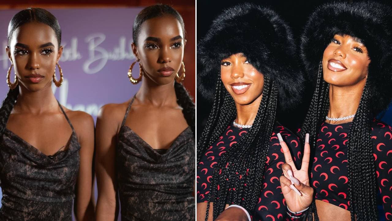 D'Lila y Jesse Combs, hija de Sean 'Diddy' Combs y Kim Porter.