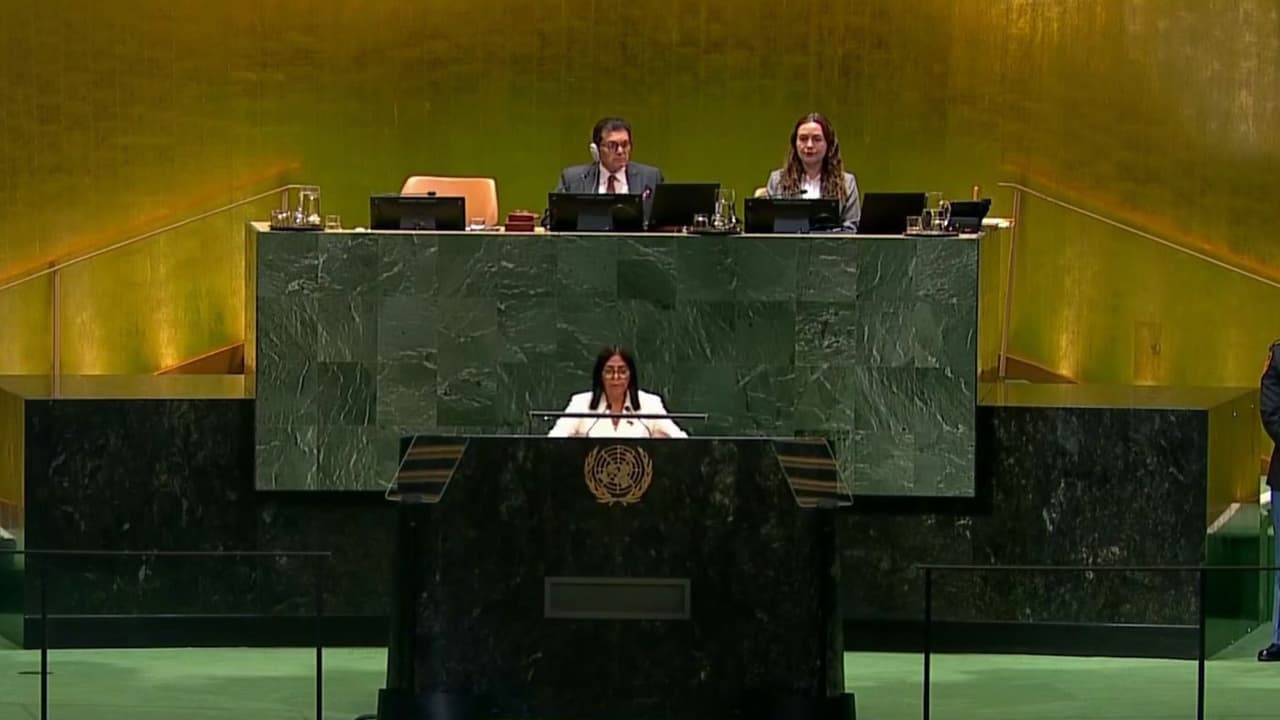 “En Venezuela habrá elecciones”: Delcy Rodríguez afirma ante la Asamblea General de la ONU