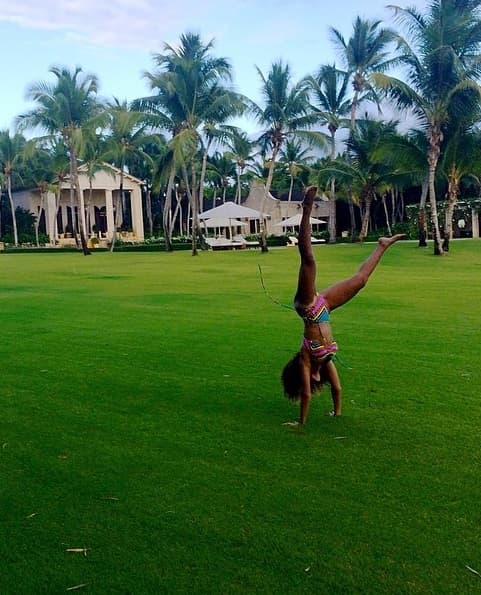 La flexibilidad de 'Bey' también es sorprendente, y para eso se concentra al máximo.