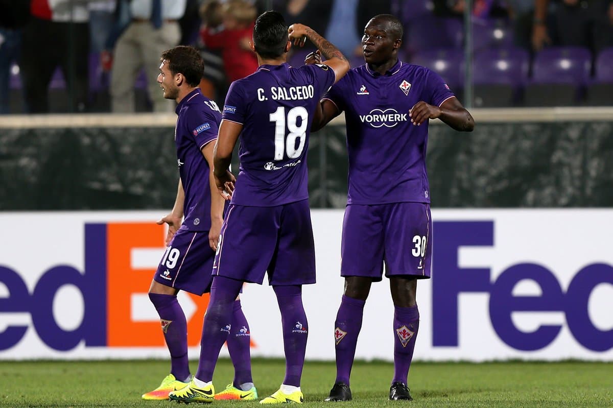 Con Carlos Salcedo, Fiorentina goleó 5-1 al FK Qarabağ Agdam en Europa League
