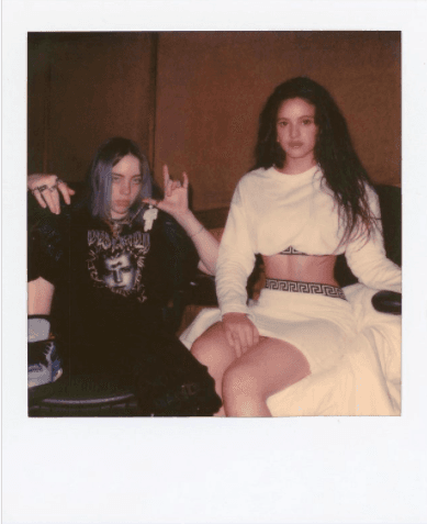Posteriormente, Billie y Rosalía tuvieron una sesión juntas en Los Angeles.