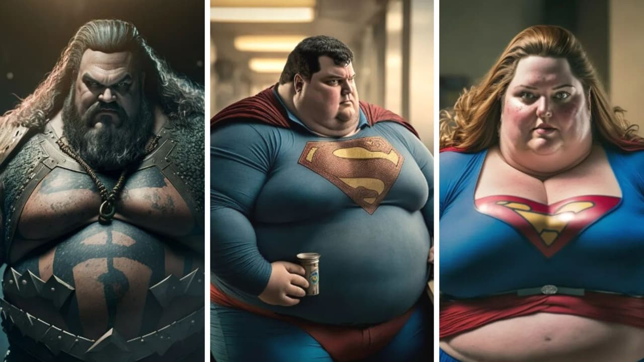 Superhéroes Marvel y DC si fueran 'plus size'