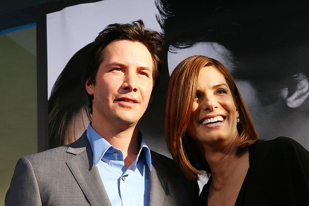 Keanu Reeves y Sandra Bullock.