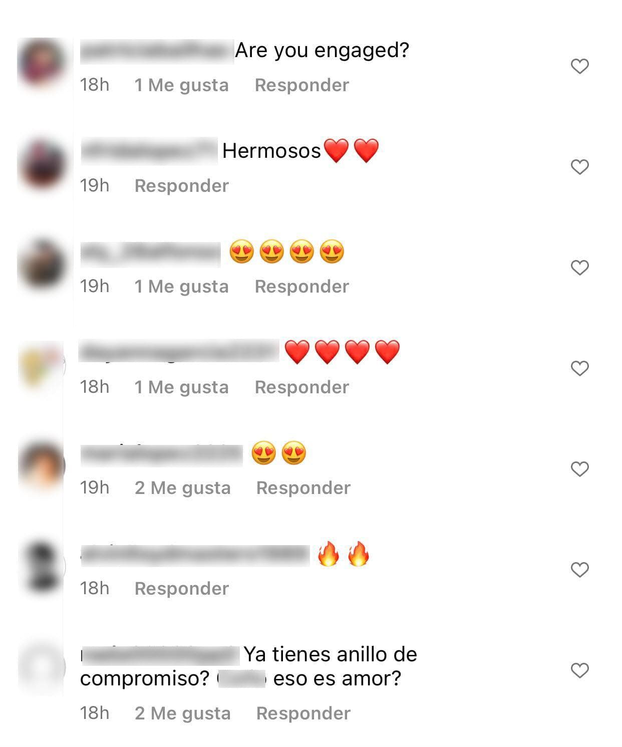 El debate fue tema de conversación entre varios de ellos a través de la sección de comentarios de la publicación. Hasta horas de la mañana de este martes 10 de mayo, Ferreira no había aclarado si lo que se dice sobre la sortija es verdad. 
<br>