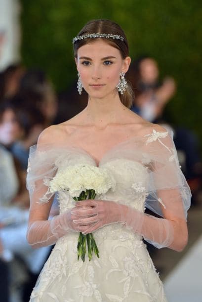 Aquí los mejores modelos del diseñador Oscar de la Renta.