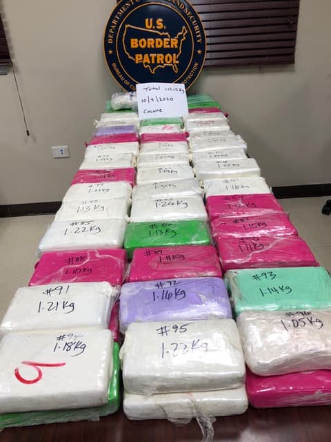 Incautan 117 kilos de cocaína valorados en 2.9 millones de dólares en Cabo Rojo