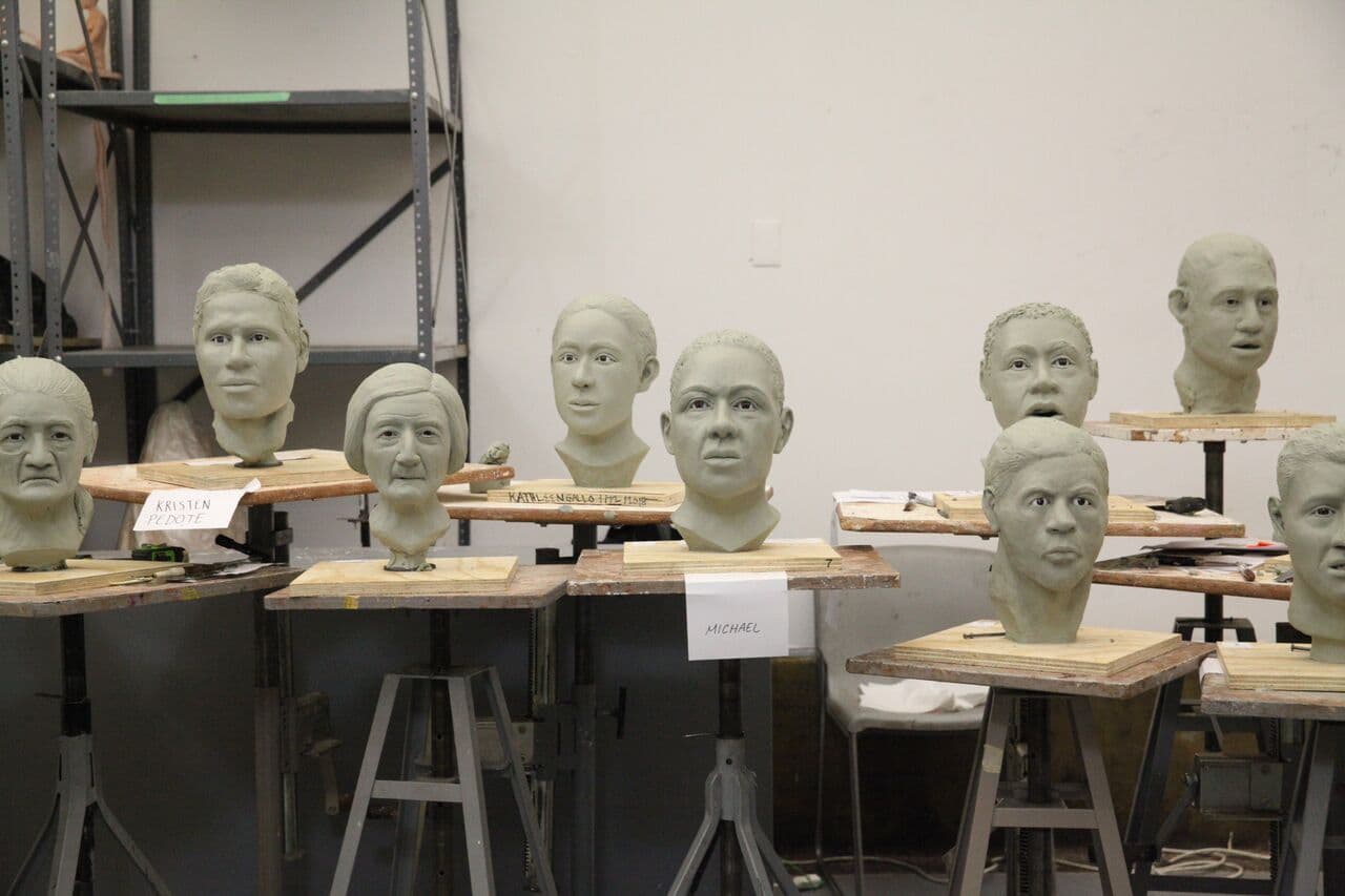 Ejemplos de las reconstrucciones terminadas.