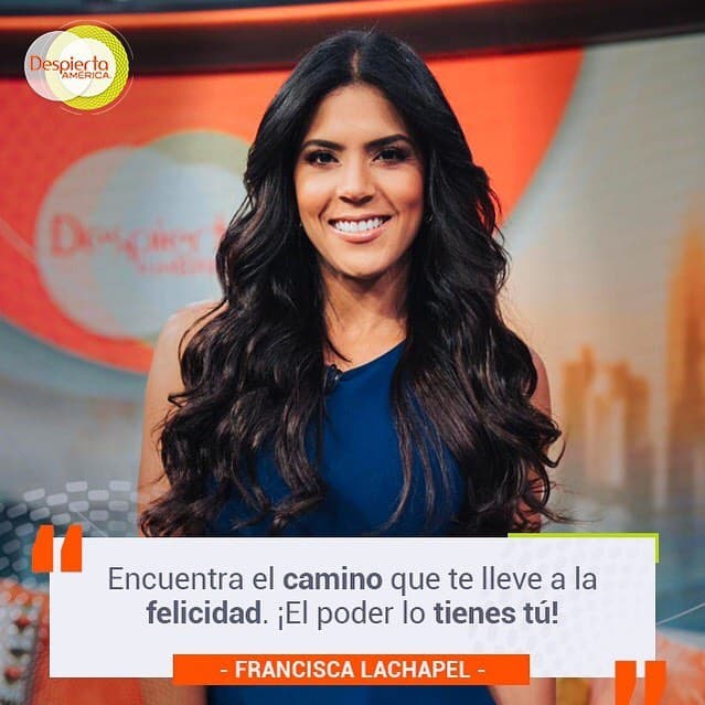 Francisca Lachapel nos dice quién es el responsable de llegar al camino que nos hará felices.