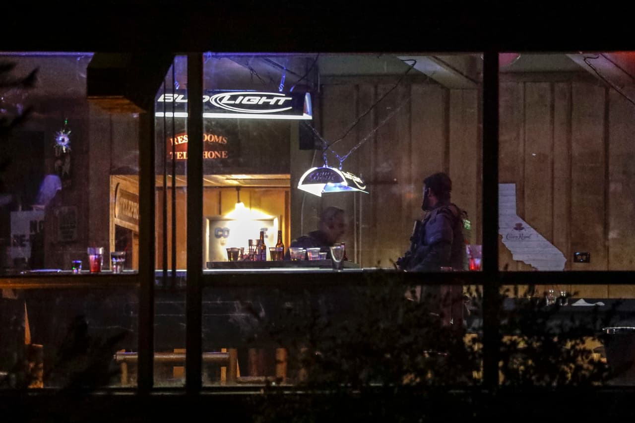 Una vista del interior del bar, que es frecuentado por estudiantes universitarios.