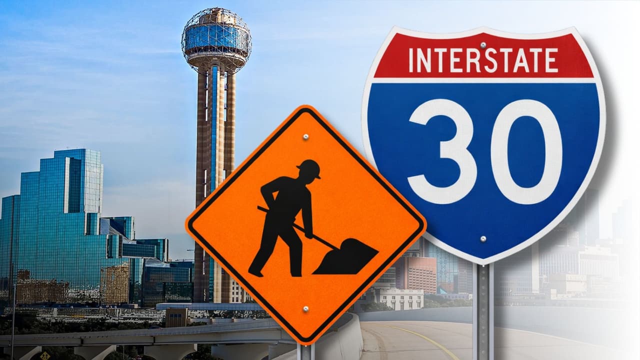 Cierre total de la I-30 en el centro de Dallas este fin de semana: guía para conductores