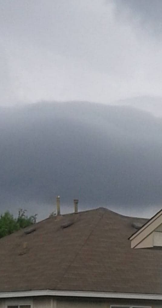 La audiencia compartió fotos de la zona tras el paso de la tormenta Bill.