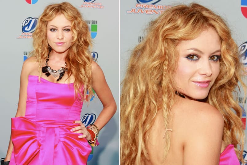Paulina Rubio, quien es conocida como 'La Chica Dorada' tiene este peinado donde todo se ve muy natural, pareciera que no le tomó mucho tiempo en lograrlo.