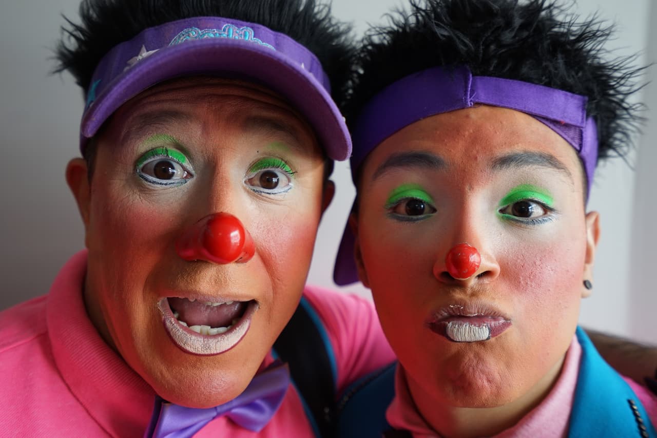 Padre e hijo, Carlitos y Manolín.