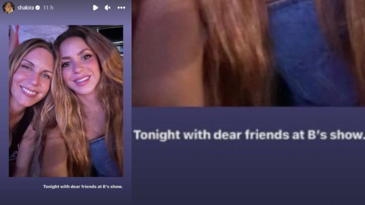 Shakira compartió así que se fue con unas amigas a ver a Beyoncé en concierto en Miami.